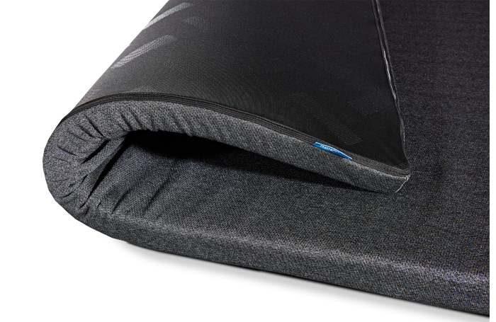 Visco Topper mit Bezug TENCEL®  Silver Protect